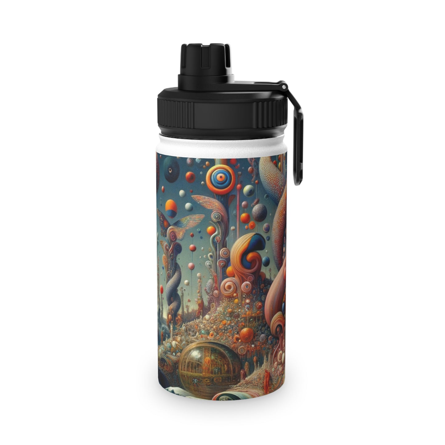 Kaleidoscopic Eden - Sports Water Bottle