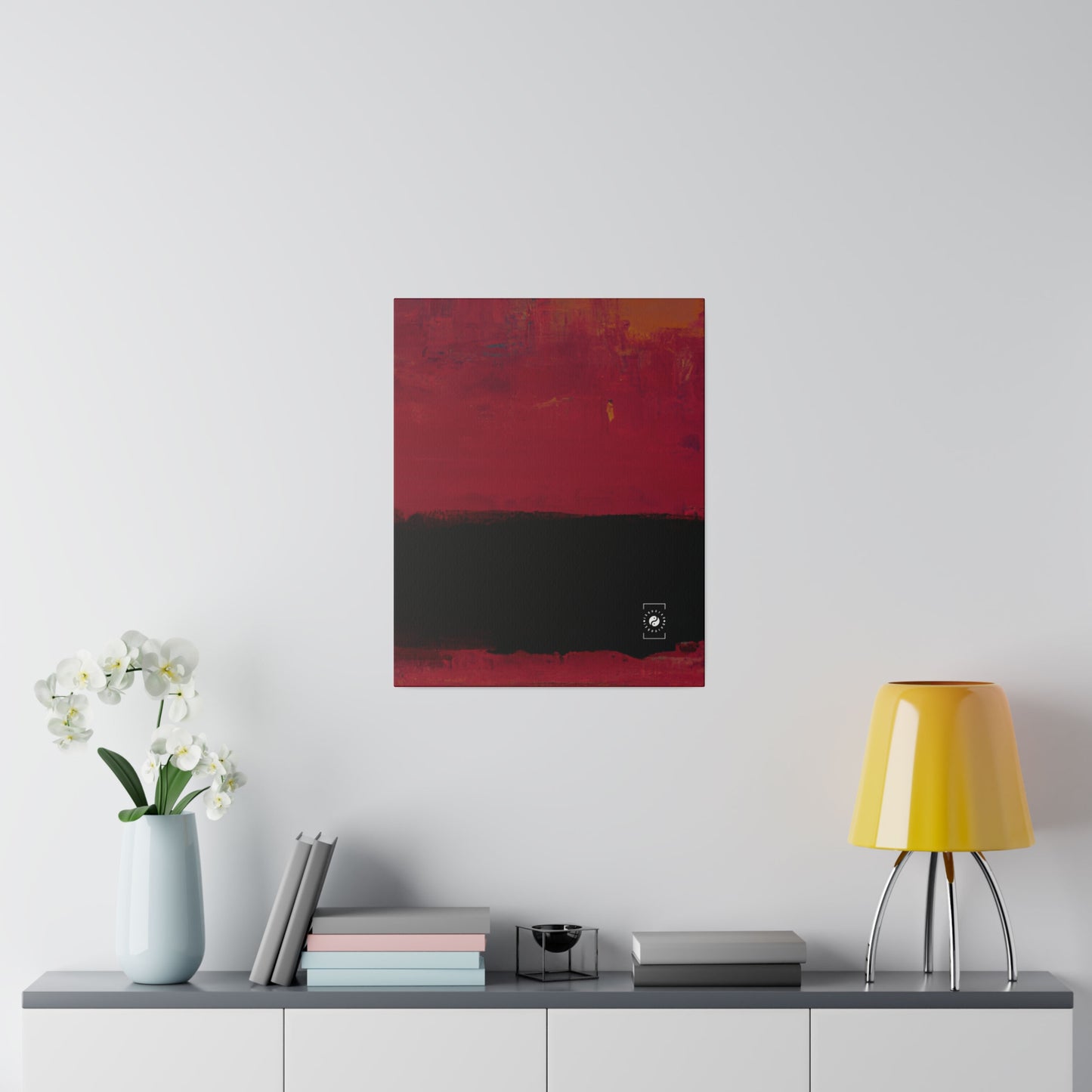 Nocturnal Vermillion - Art Print Canvas