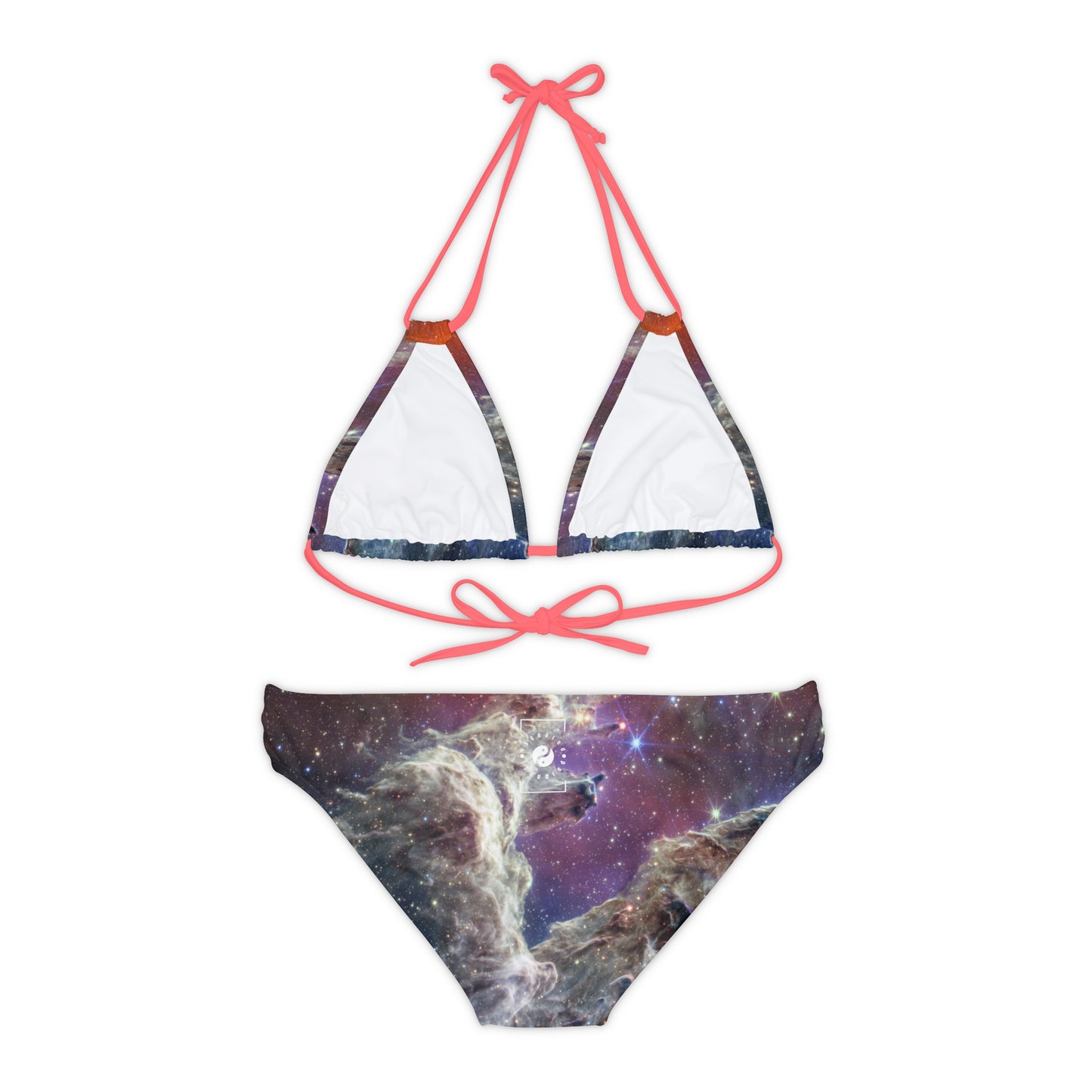 Pillars of Creation (NIRCam and MIRI Composite Image) - JWST Collection - Lace-up Bikini Set