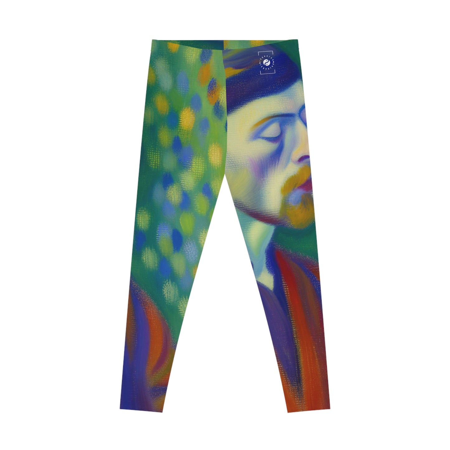 "Serene Resilience: A Frida's Solitude in hues" - Unisex Tights