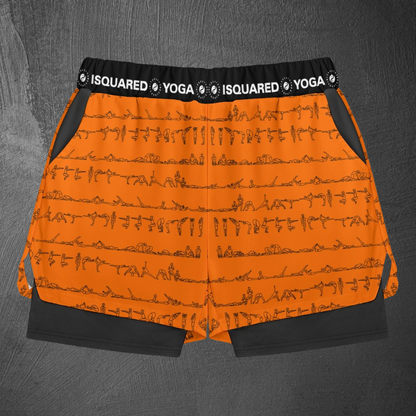 Bikram Series - Compression Yoga Shorts