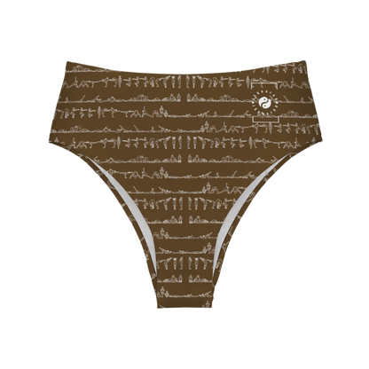 Bikram Ember - High Waisted Bikini Bottom