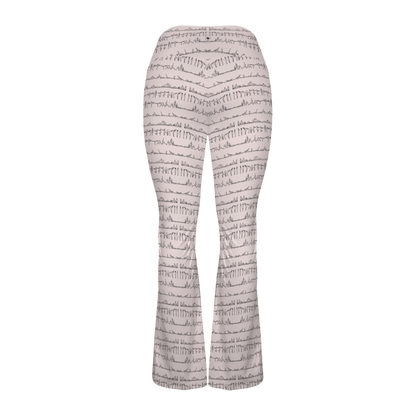 Bikram Pastel - Cross Waisted Flair Leggings