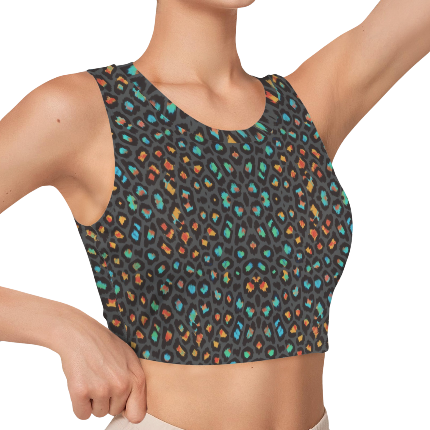Wild Leopards - iSquared Crop Top