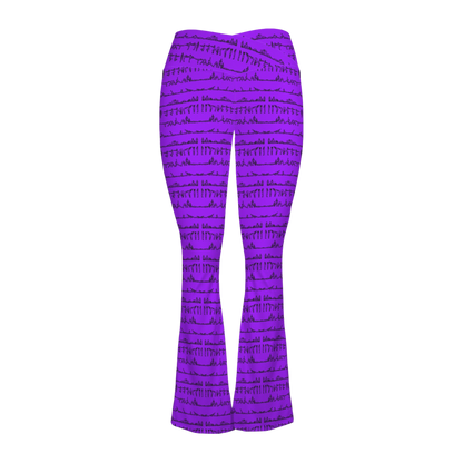 Bikram Series - Cross Waisted Flair Leggings REFINED