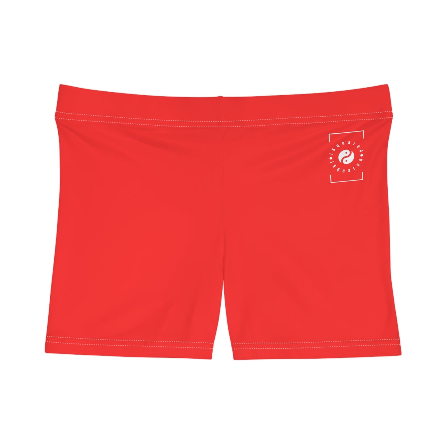 Bright Red FF3131 - Mini Hot Yoga Short