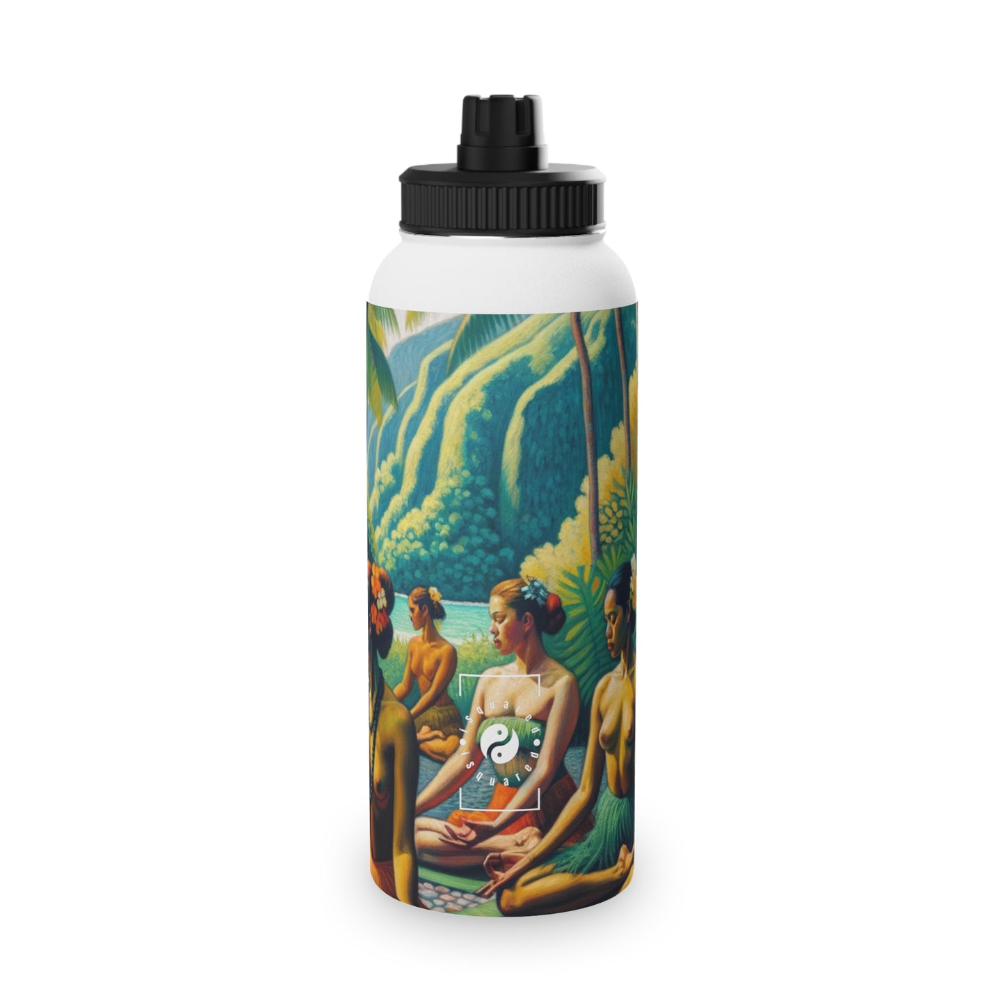 "Tahitian Tranquility - Sports Water Bottle