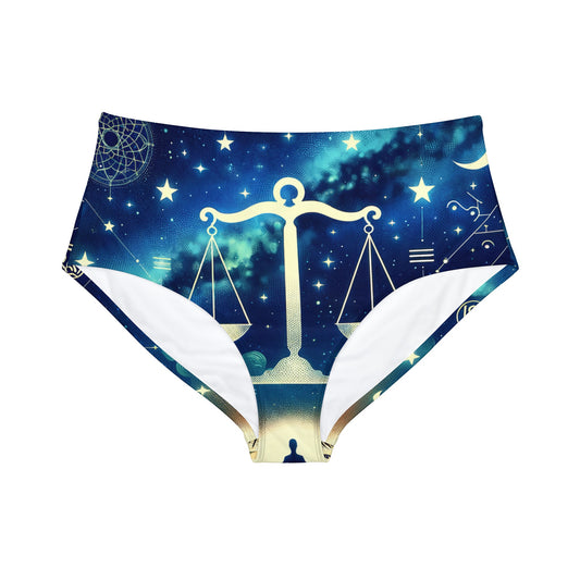 Celestial Libra - High Waisted Bikini Bottom