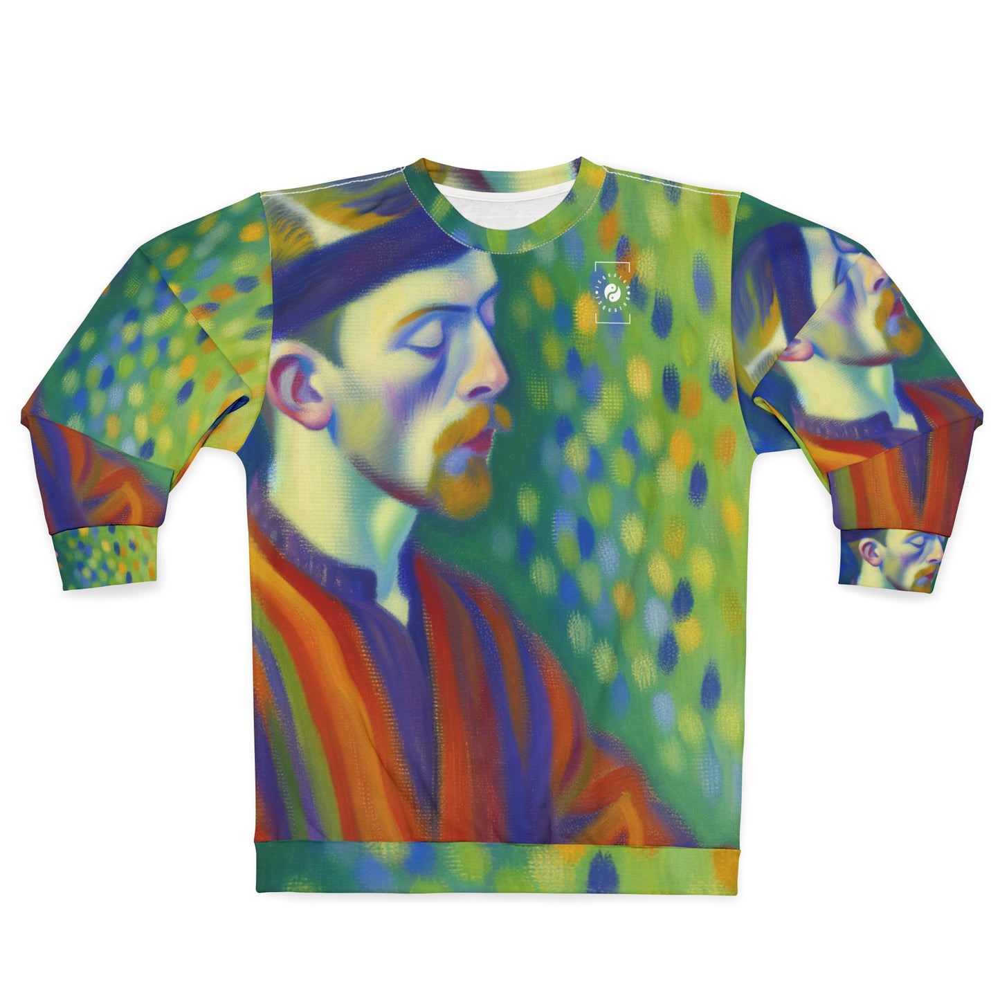 "Serene Resilience: A Frida's Solitude in hues" - Unisex Sweatshirt