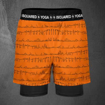 Bikram Series - Compression Yoga Shorts