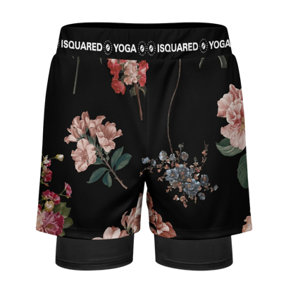 Botanicals - Comrpession Yoga Shorts