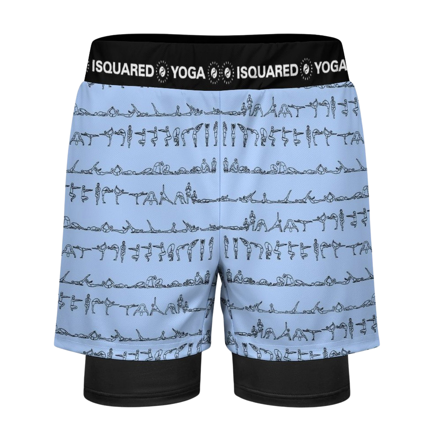 Bikram Pastel - Compression Yoga Shorts