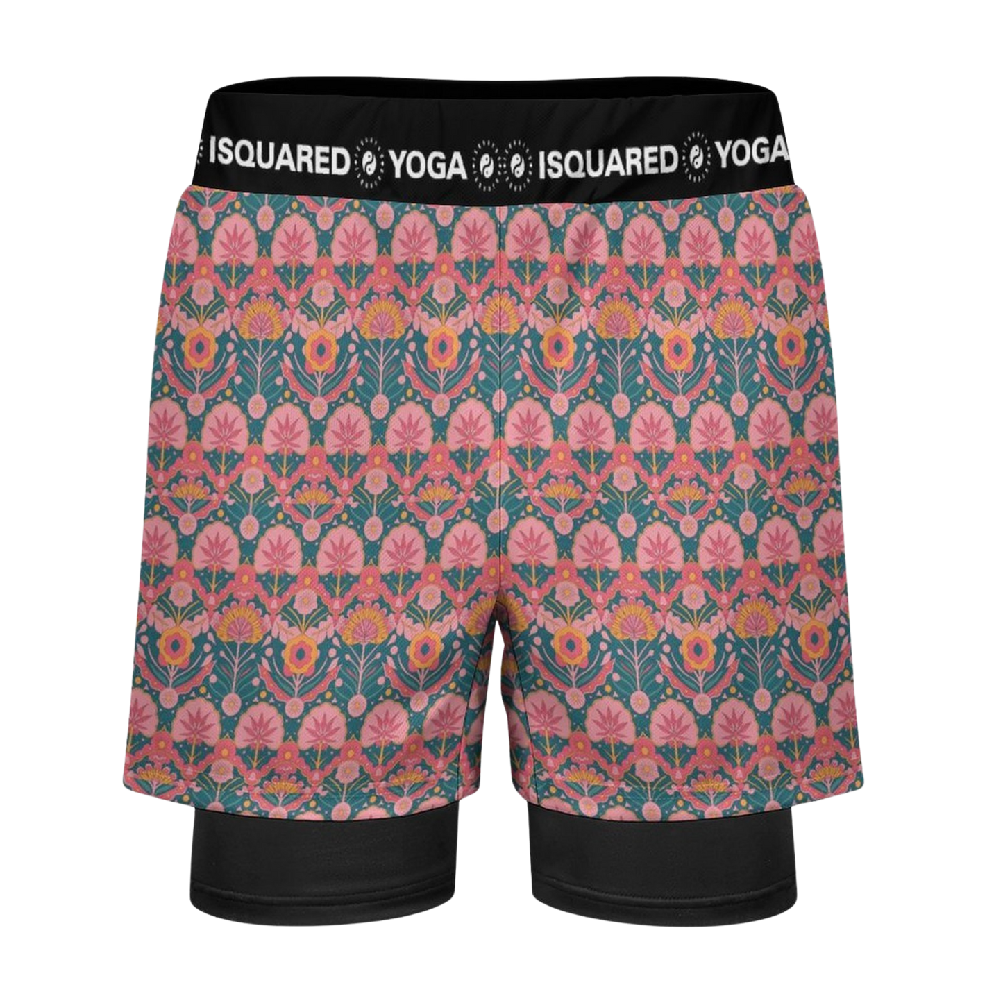 Jaipur Love - Compression Yoga Shorts