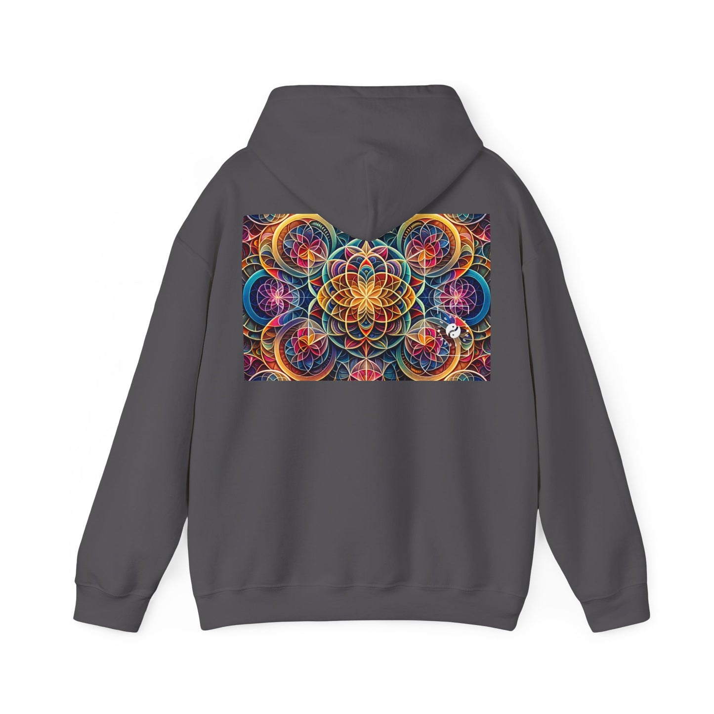 "Sacred Symmetry: Infinite Radiance of Love" - Hoodie