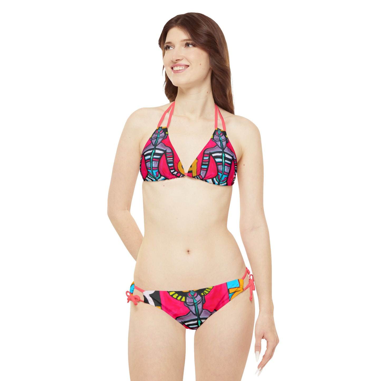 Euphoric Harmony - Lace-up Bikini Set