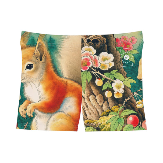 Squirrel's Serenity - Mini short de yoga chaud