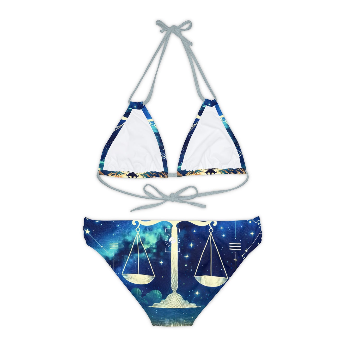 Celestial Libra - Lace-up Bikini Set