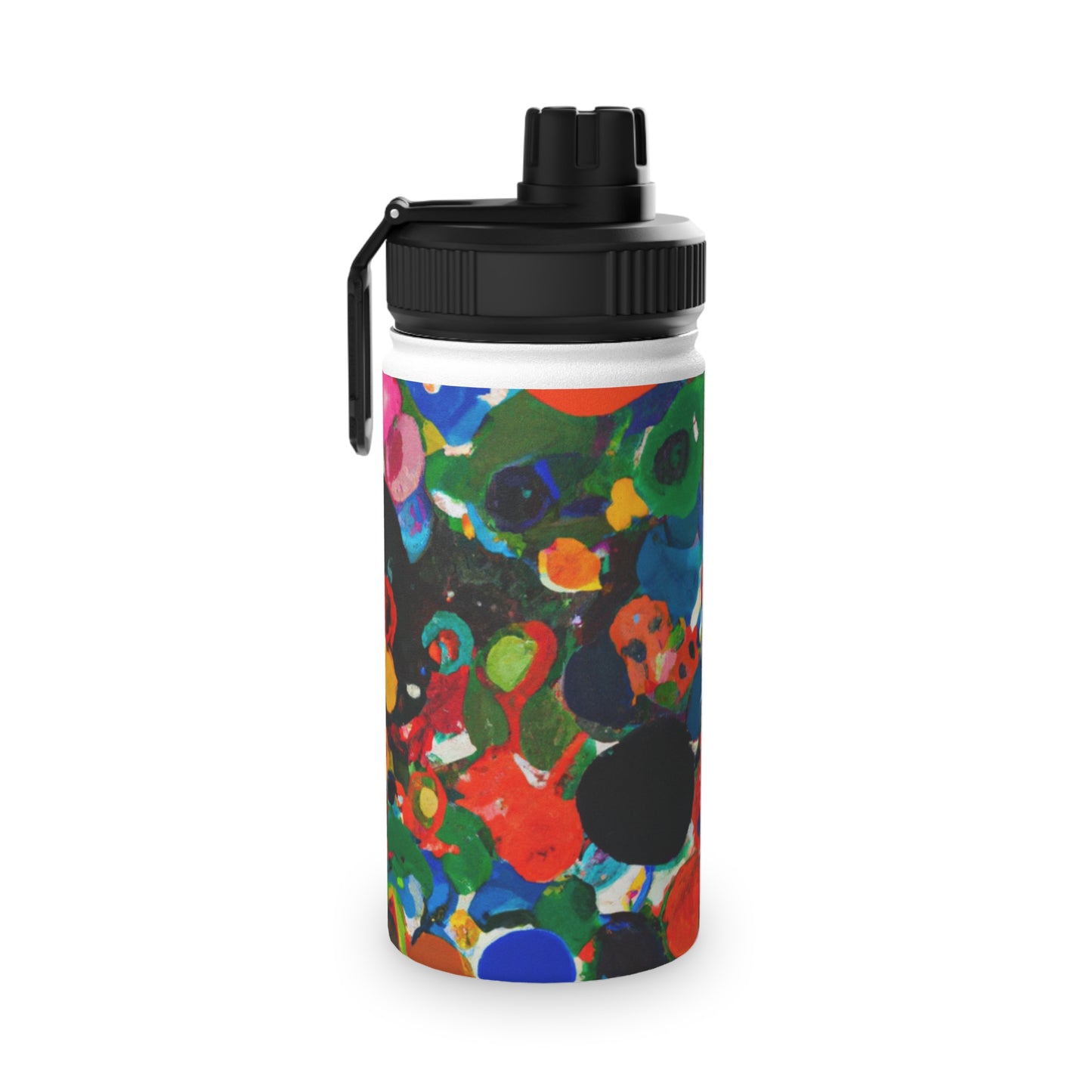 Ink drops meditation - Sports Water Bottle