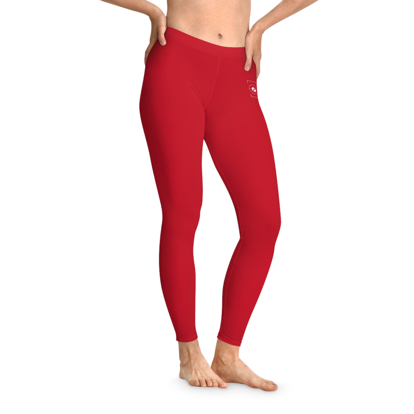 #D10927 Scarlet Red - Unisex Tights