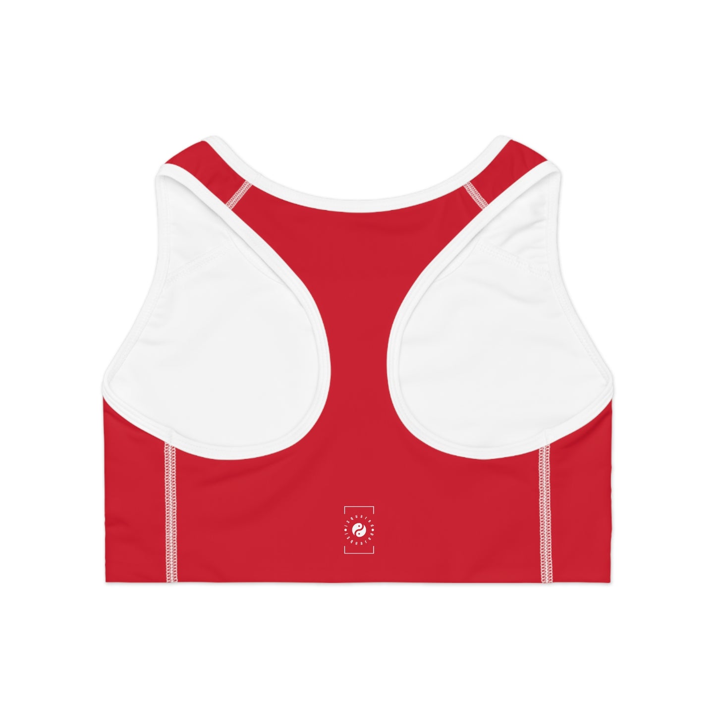 #D10927 Scarlet Red - High Performance Sports Bra