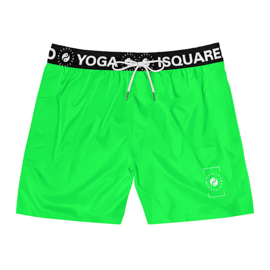 #0FFF50 Neon Green - Swim Shorts (Mid-Length) for Men