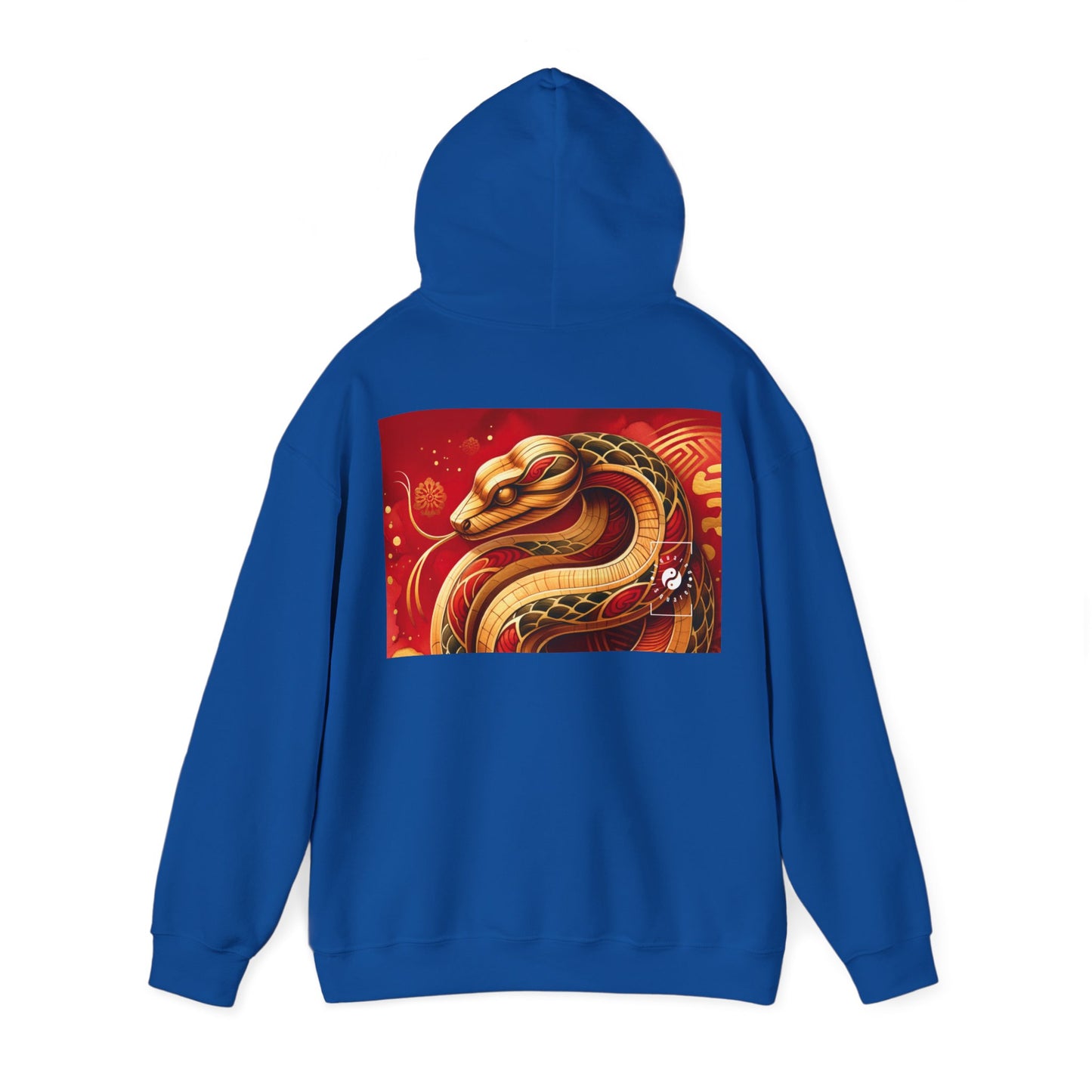 "Crimson Serenity: The Golden Snake" - Hoodie