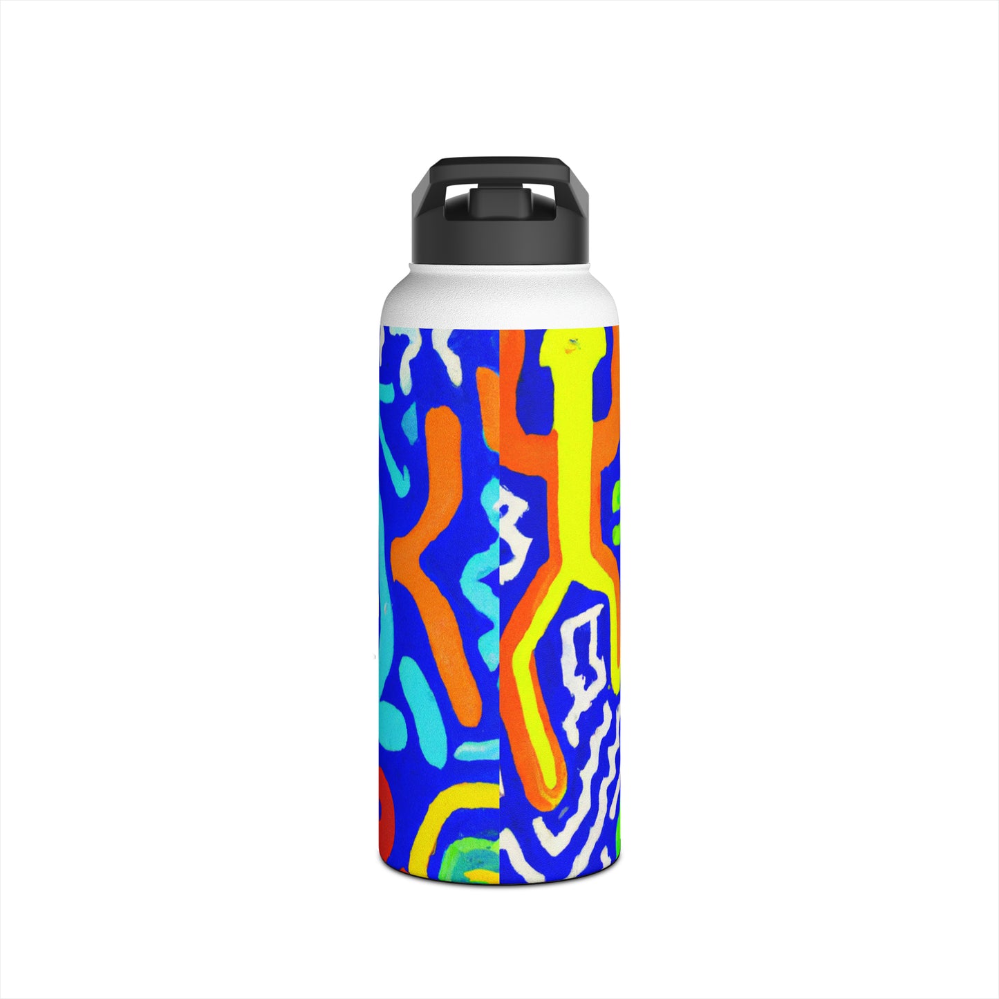 "Chroma Glyphe Symphony" - Water Bottle