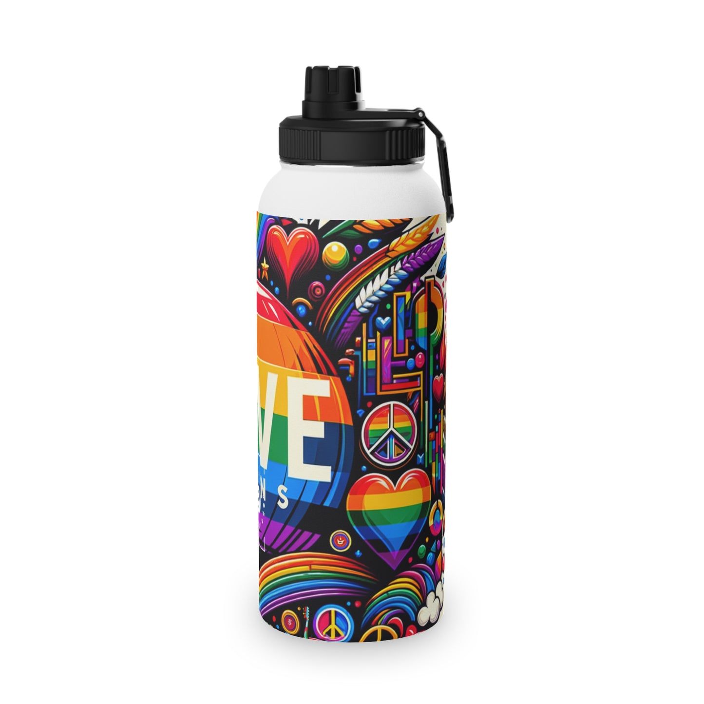 LOVE WINS - Sports Water Bottle