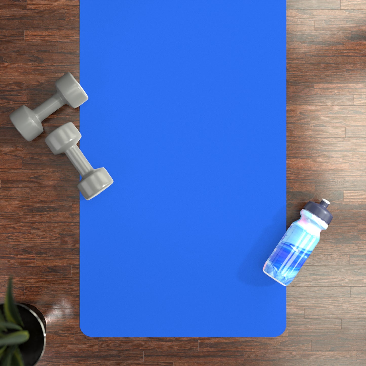#2C75FF Electric Blue - Yoga Mat