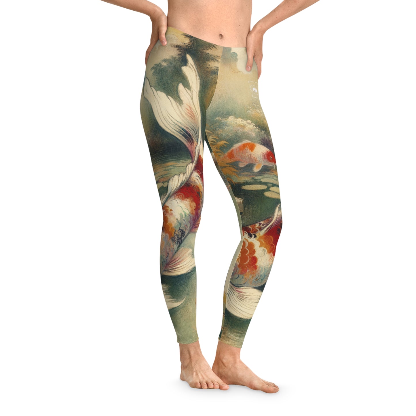 Koi Lily Pond - Unisex Tights