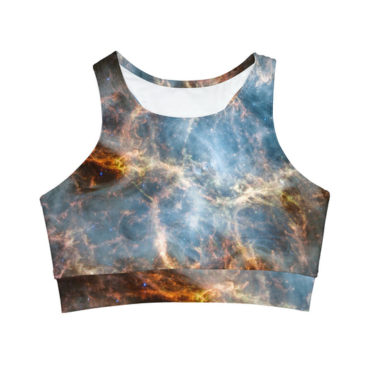 Crab Nebula (NIRCam and MIRI Image) - High Neck Crop Top