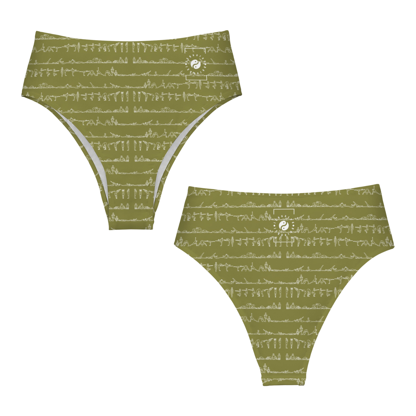 Bikram Ember - High Waisted Bikini Bottom