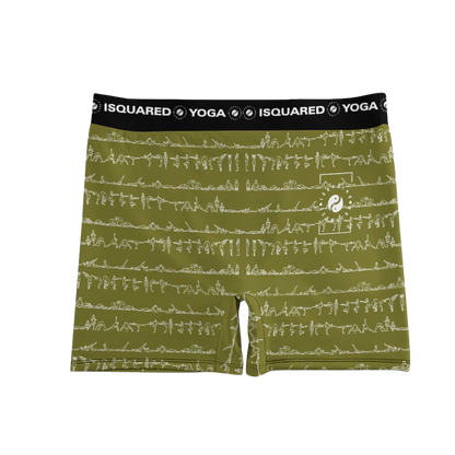 Bikram Ember - iSquared Yoga Shorts