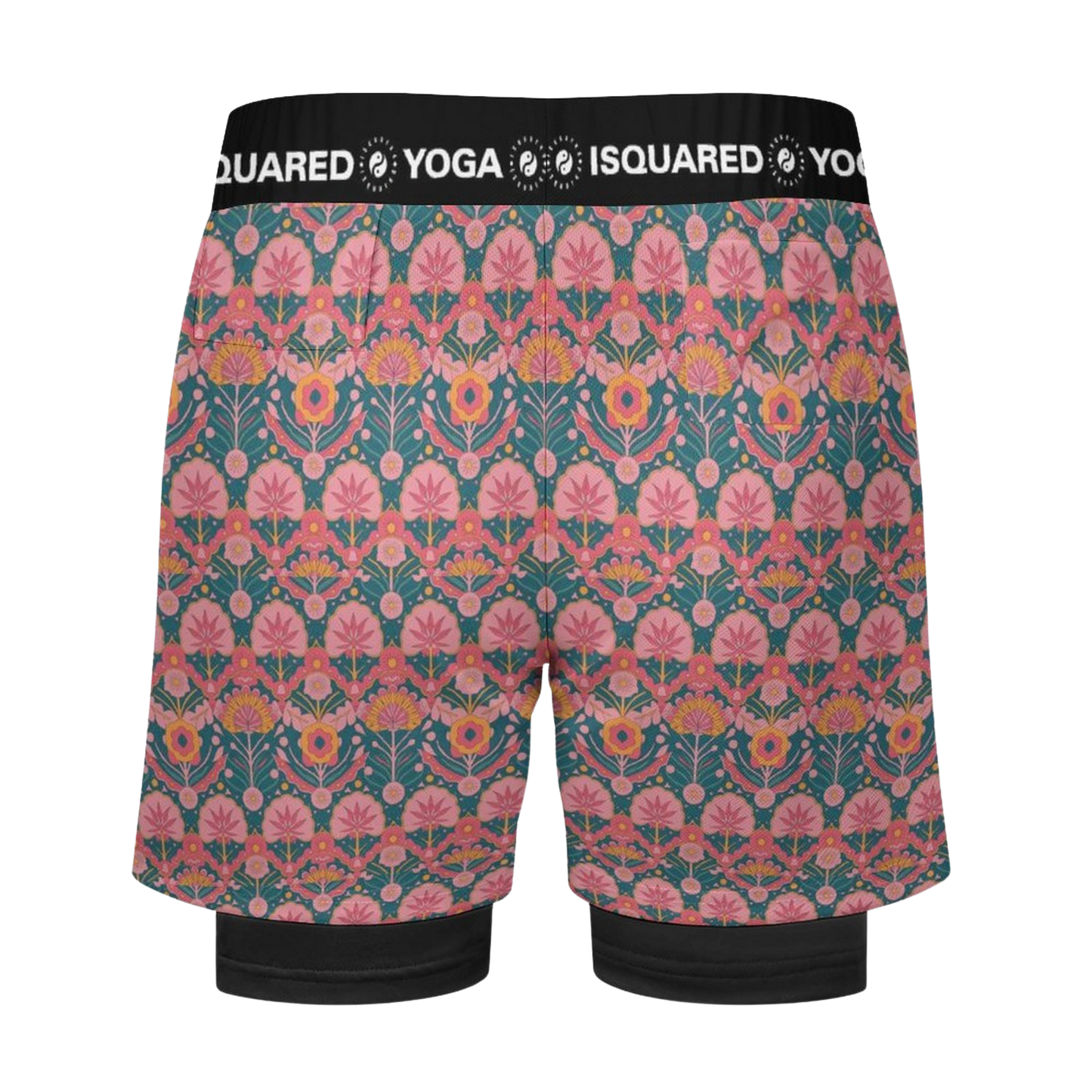 Jaipur Love - Compression Yoga Shorts
