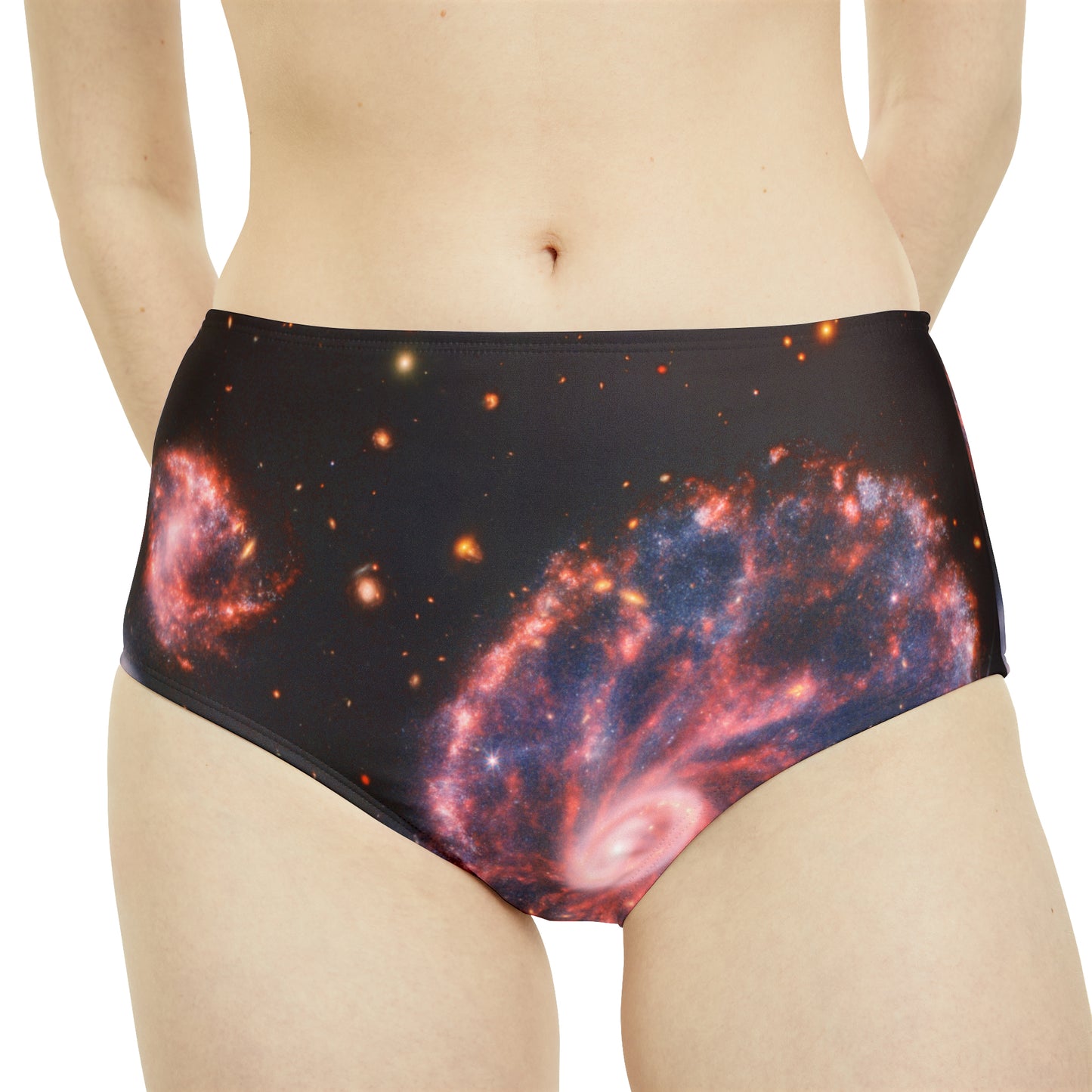 Cartwheel Galaxy (image composite NIRCam et MIRI) - Bas de bikini taille haute