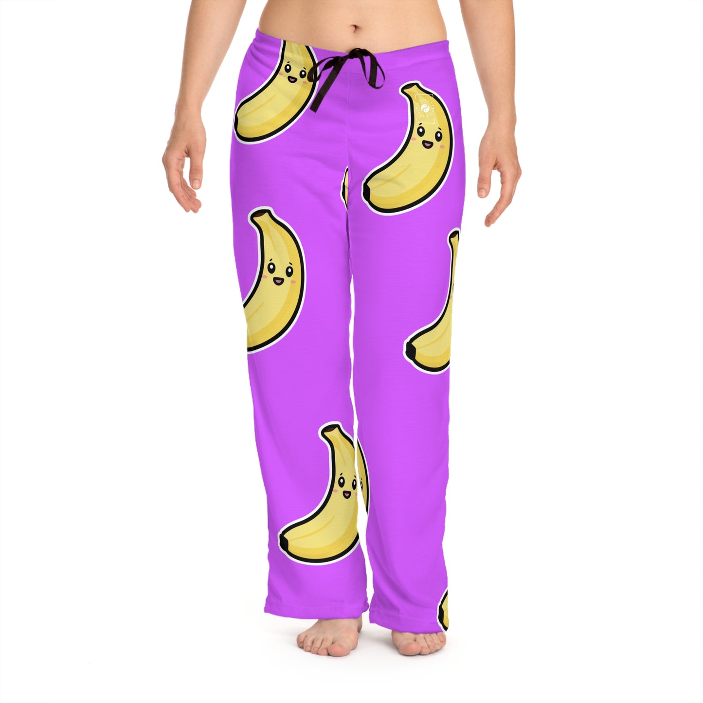 #D65BFF Violet + Banane - Pantalon lounge femme