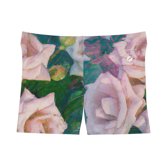 Cosmic Roses - Mini Hot Yoga Short