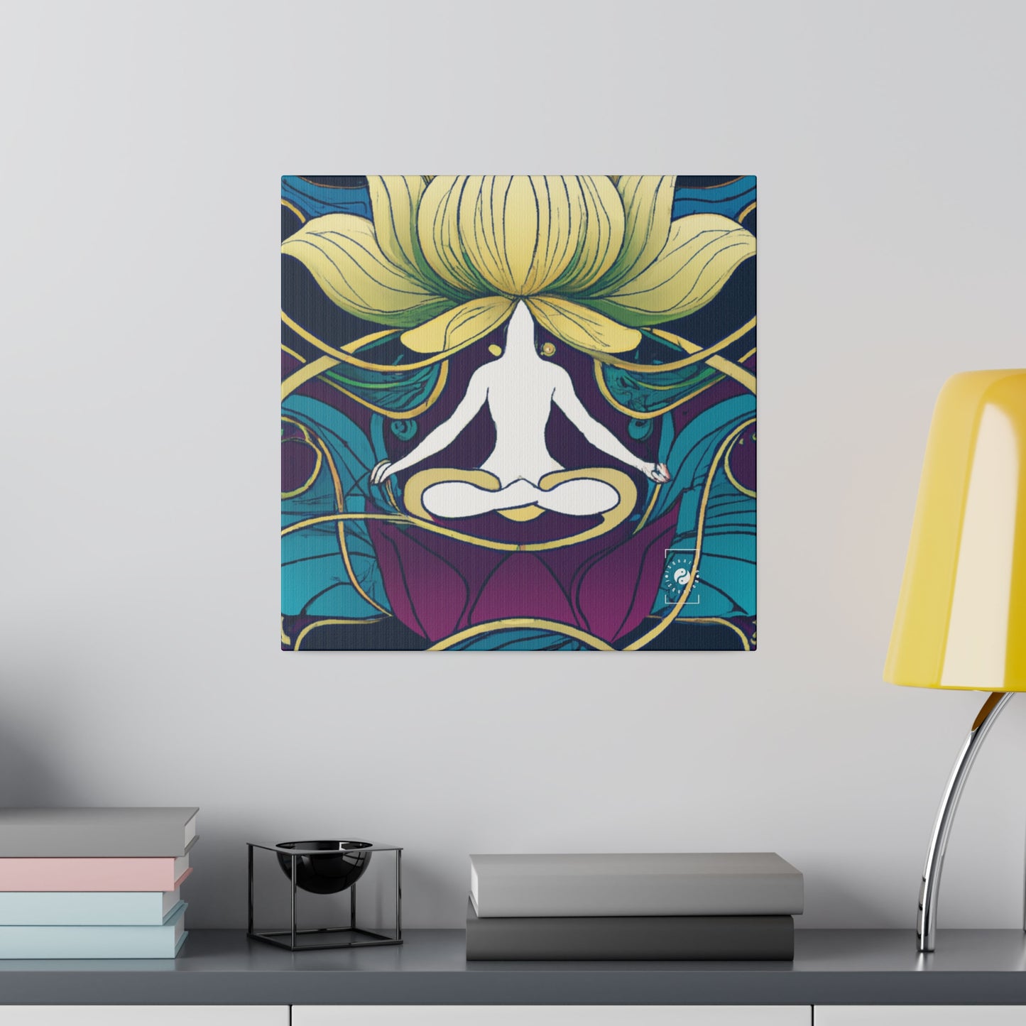 "Lotus Serenity Dance" - Art Print Canvas