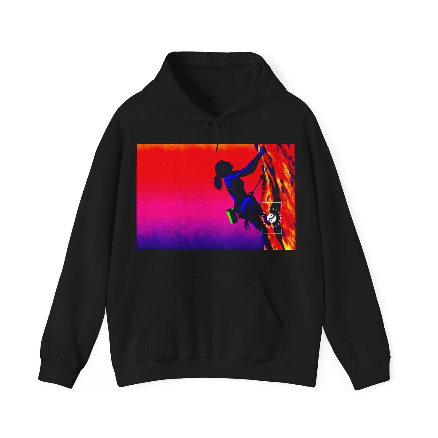 "Technicolor Ascent: The Digital Highline" - Sweat à capuche