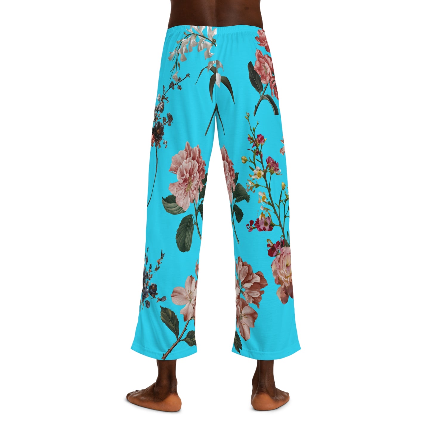 Botanicals on Azure - men's Lounge Pants