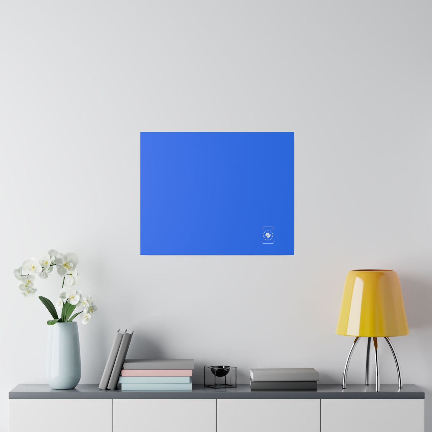 #2C75FF Electric Blue - Art Print Canvas