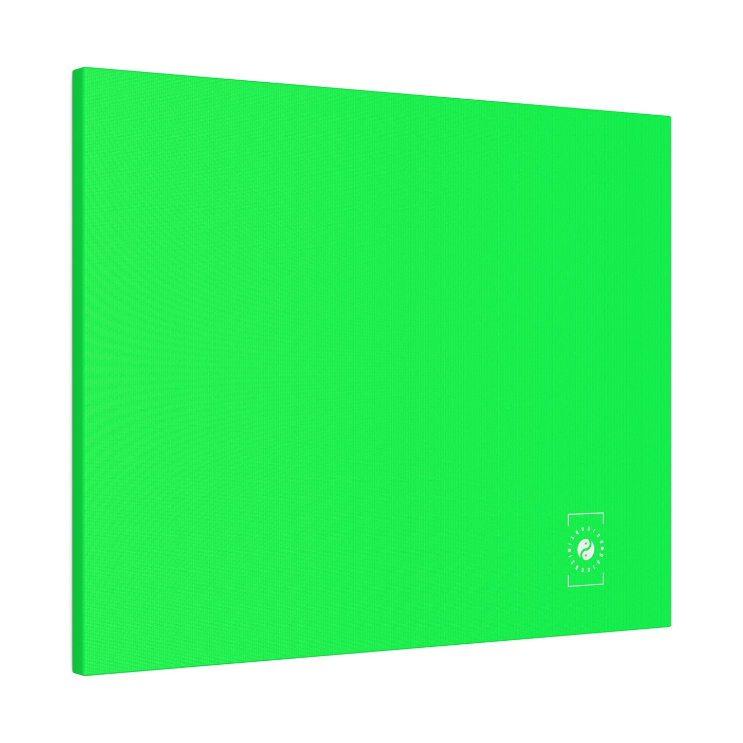 #0FFF50 Neon Green - Art Print Canvas