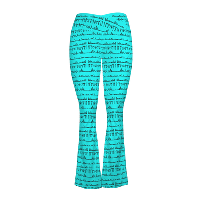 Bikram Series - Cross Waisted Flair Leggings REFINED