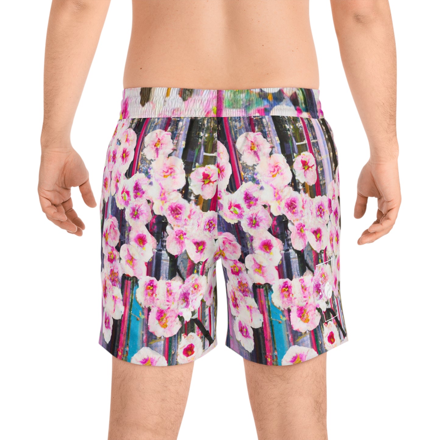 Abstract Bloom 05 - Short de bain (mi-long) pour homme