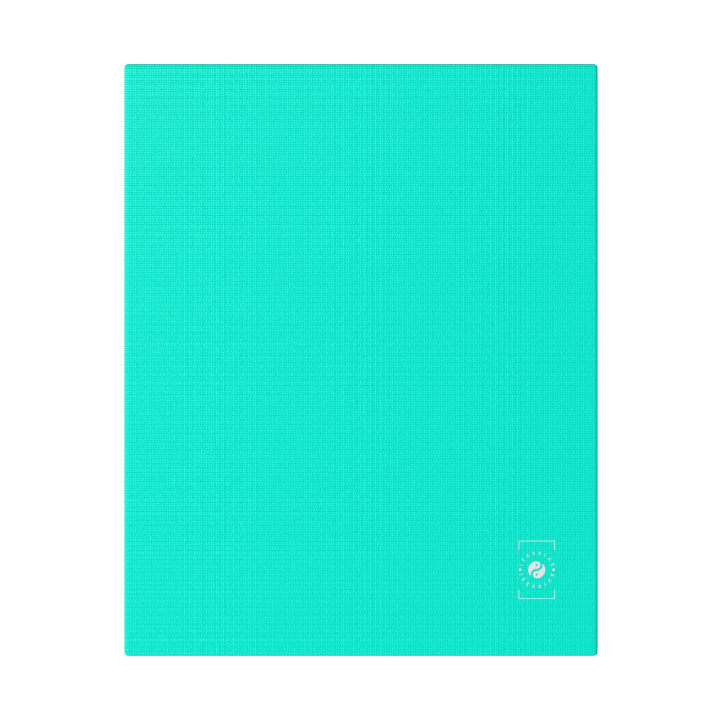 Neon Teal #11ffe3 - Art Print Canvas