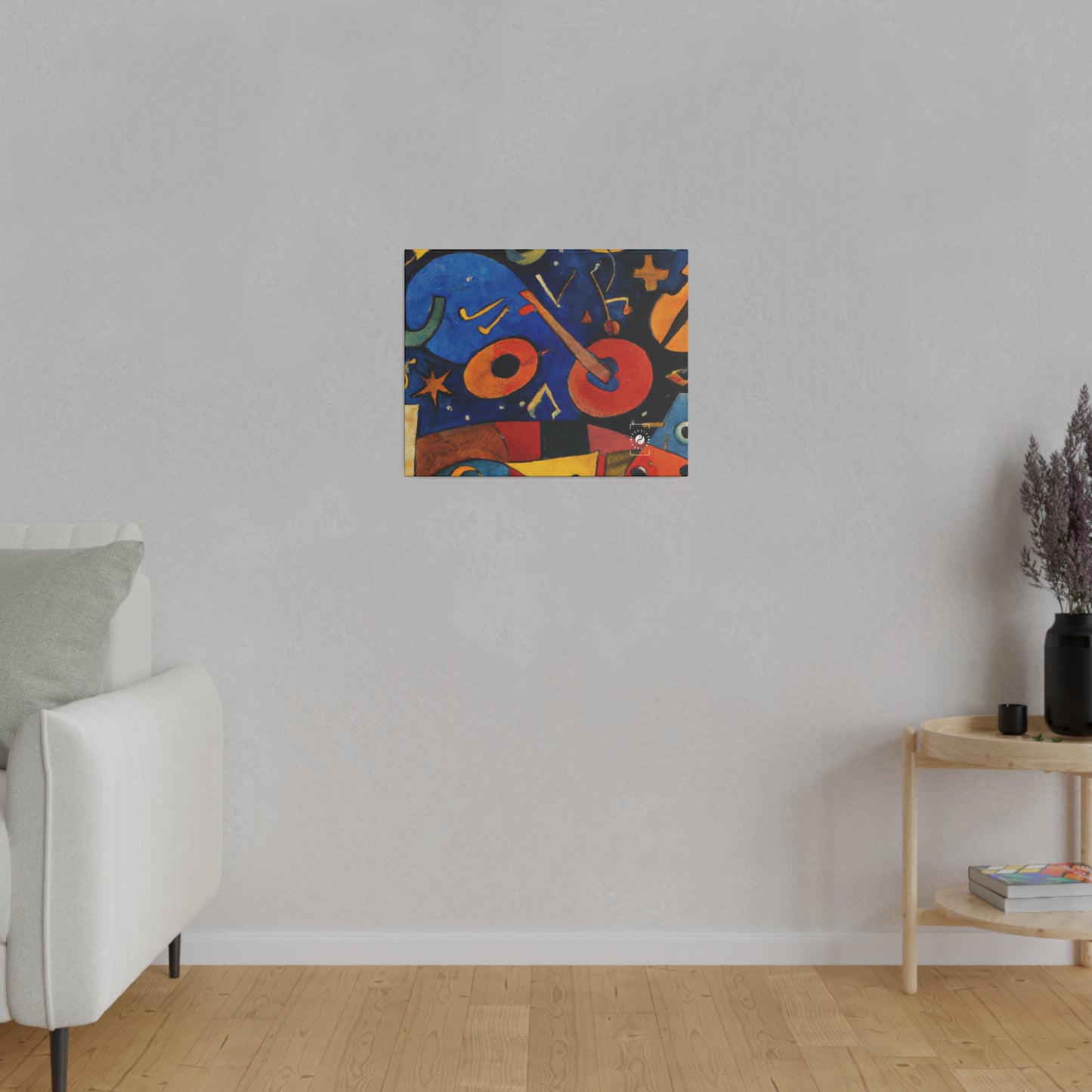 Melodic Abstractions: A Kandinskian Orchestra - Art Print Canvas