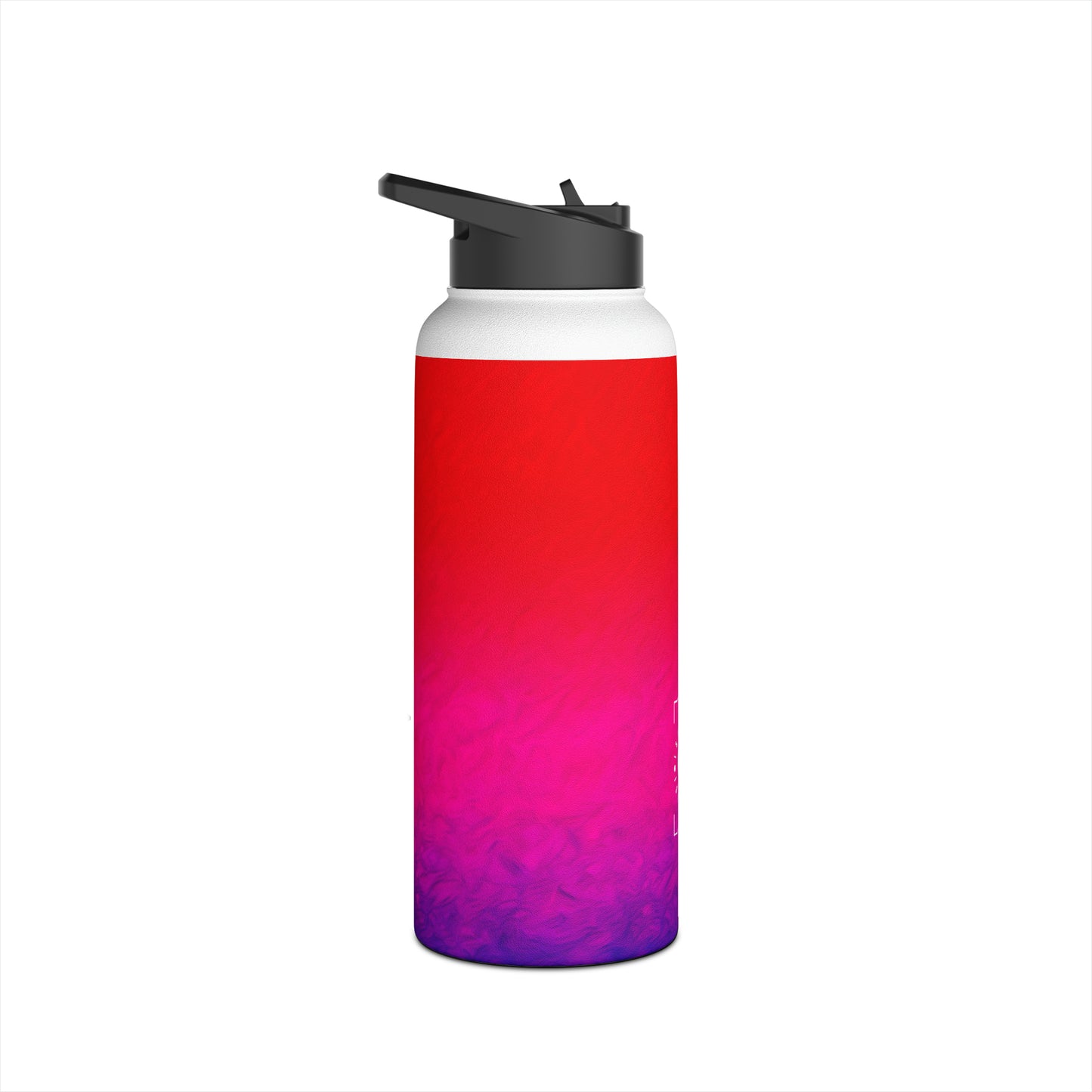 "Technicolour Ascent: The Digital Highline" - Water Bottle