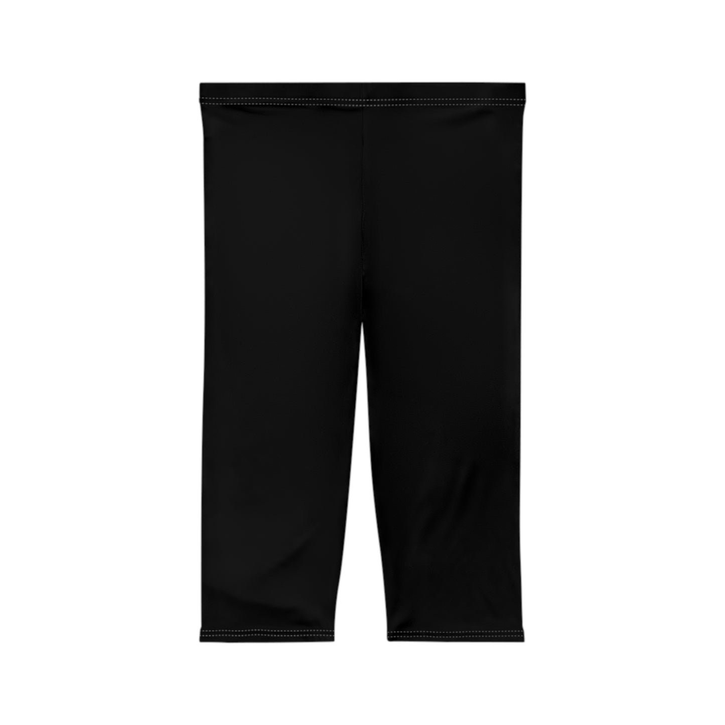 Pure Black - Capri Shorts