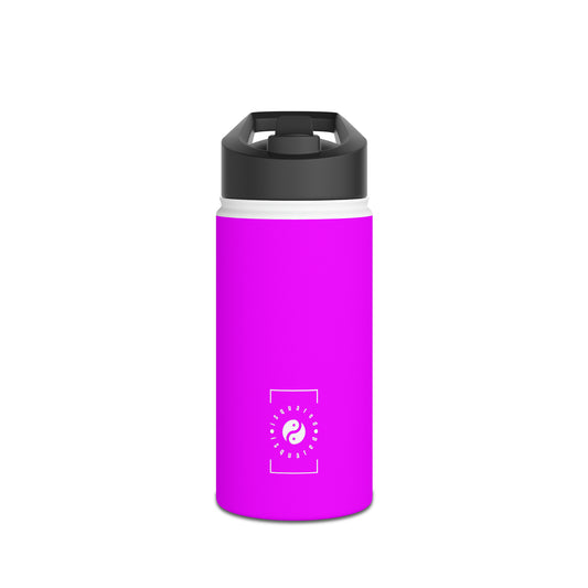 #f000ff Neon Purple - Water Bottle
