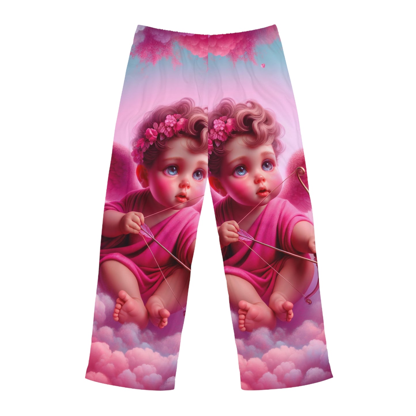 "Bold Blush: A Cupid's Love Affair" - men's Lounge Pants